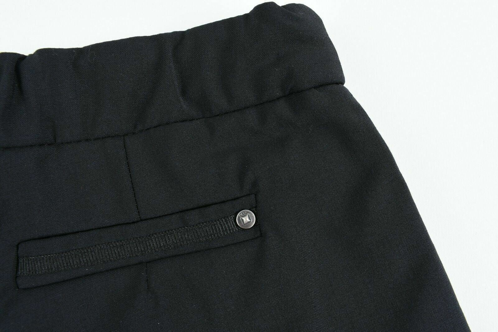 KARL LAGERFELD Girls' Kids' Black Wool Blend Shorts, size 10 years