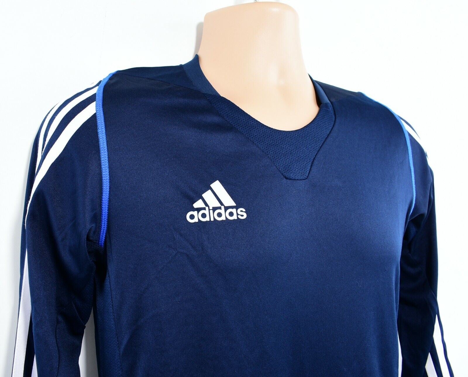 ADIDAS Men's Active Wear Long Sleeve Sports Top, Blue, size M