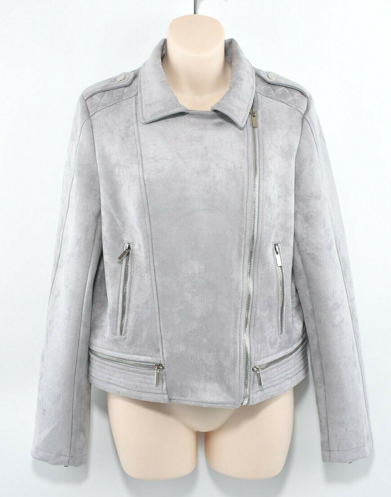 ON PARLE DE VOUS Women's Grey Casual Jacket size S