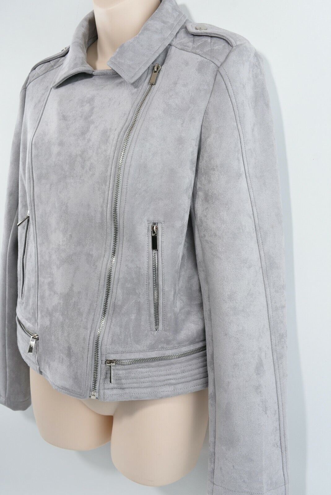 ON PARLE DE VOUS Women's Grey Casual Jacket size S