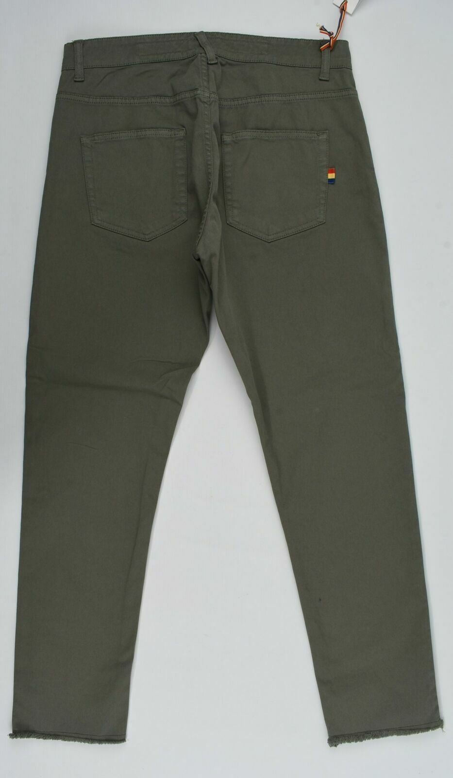 CASTELBAJAC Men's Slim Fit Khaki Green Jeans size W33