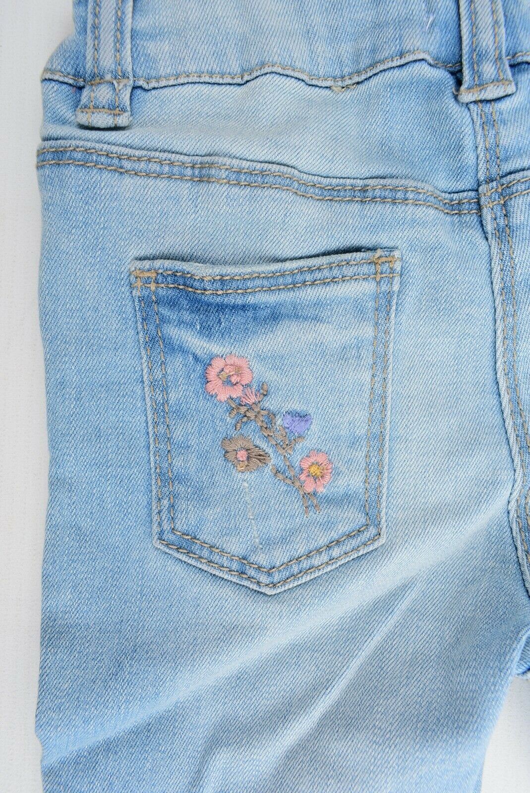 NEXT Bundle of 2x Baby Girls' Jeans, Light Blue/Dark Blue, size 6-9 months