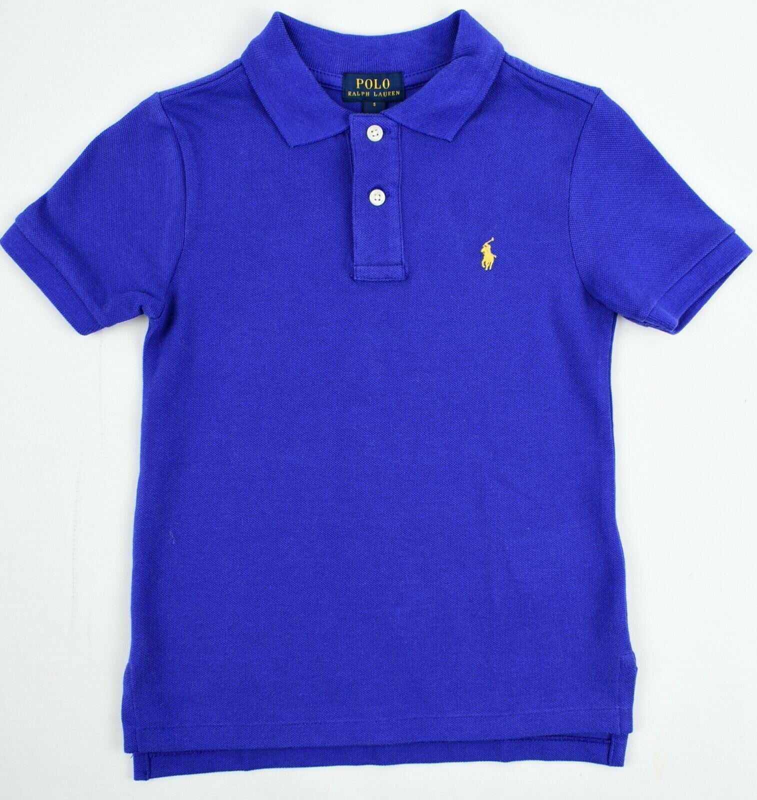 POLO RALPH LAUREN Boys' Kids' Polo Shirt, Cobalt Blue, size 5 years