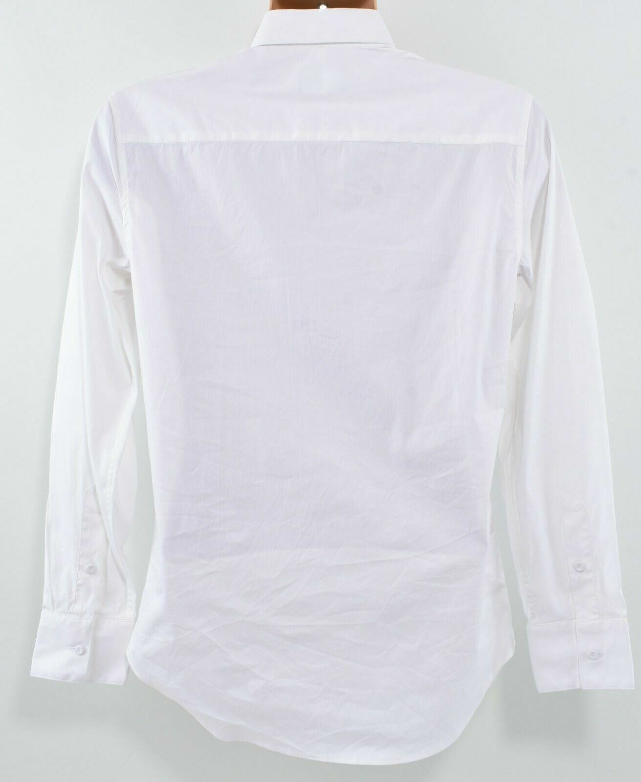 EMPORIO ARMANI Men's Ivory Shirt, Stretch Cotton, size collar 15.5" chest 39"