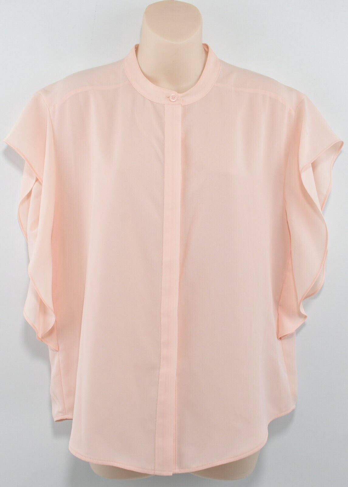 DKNY Women's Blush Peach Colour Blouse Top, size UK 10-12