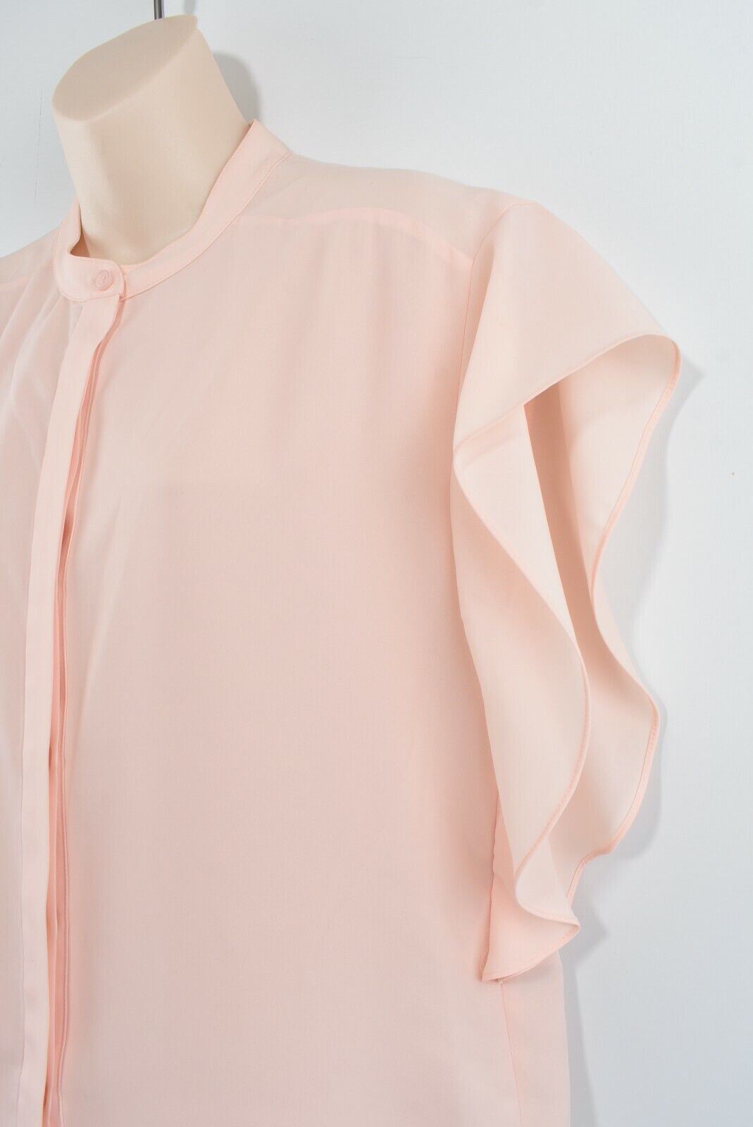 DKNY Women's Blush Peach Colour Blouse Top, size UK 10-12