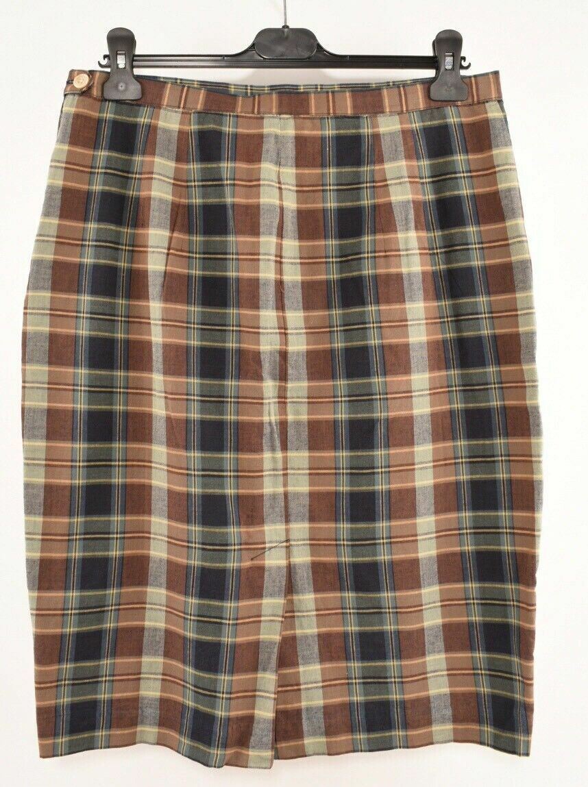 POLO RALPH LAUREN Women's Checked Pencil Skirt, size UK 12