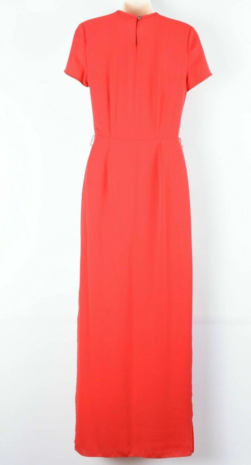 TOMMY HILFIGER Women's NALISE Red Long Maxi Dress, size UK 6 to UK 8