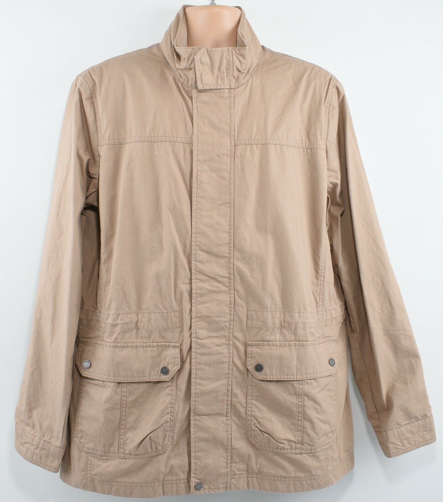 GEOX Men's COBBLESTONE BEIGE Parka Jacket Coat, size 40qy