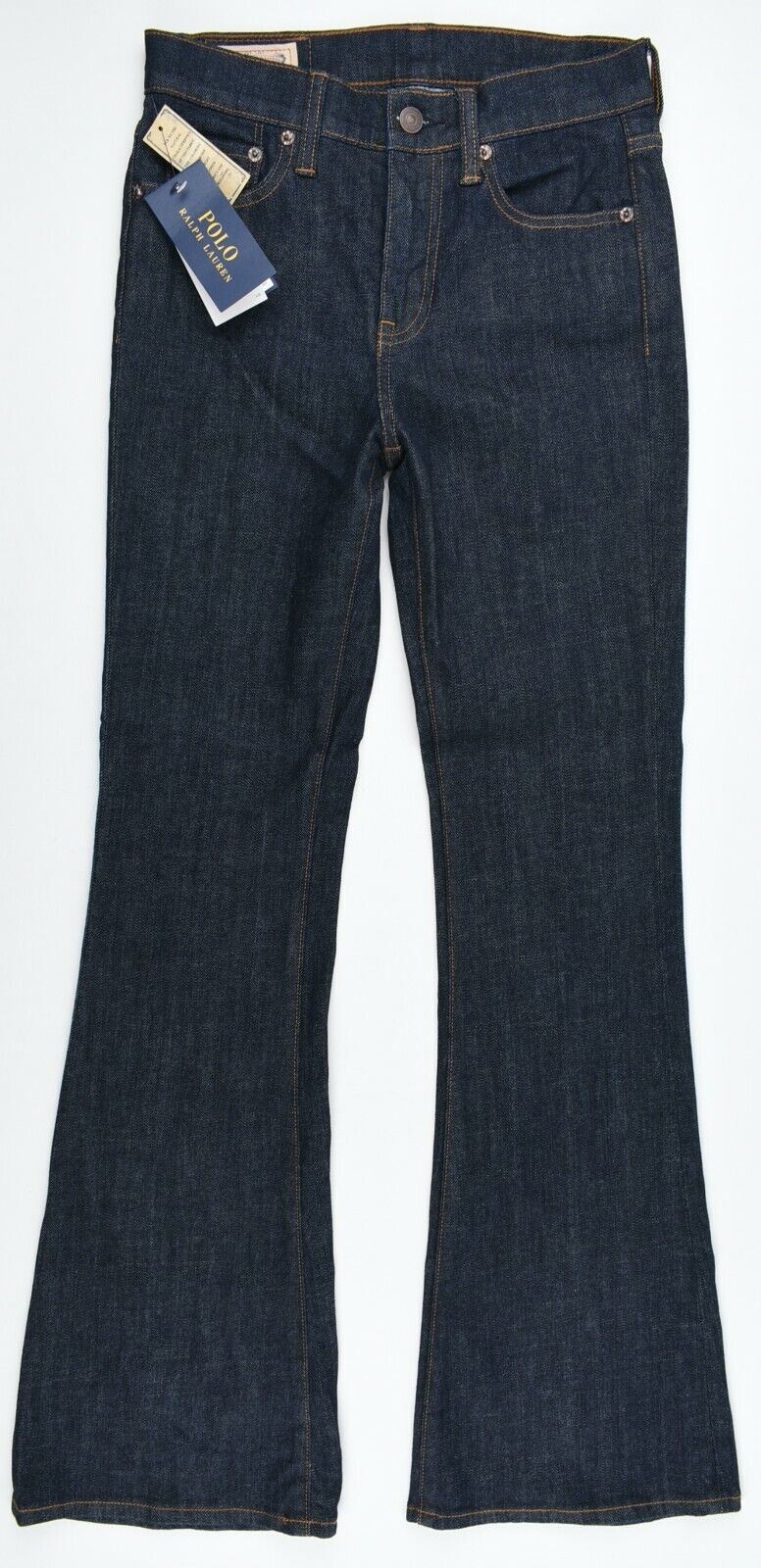 POLO RALPH LAUREN Women's Bootleg Jeans, Blue, size W25