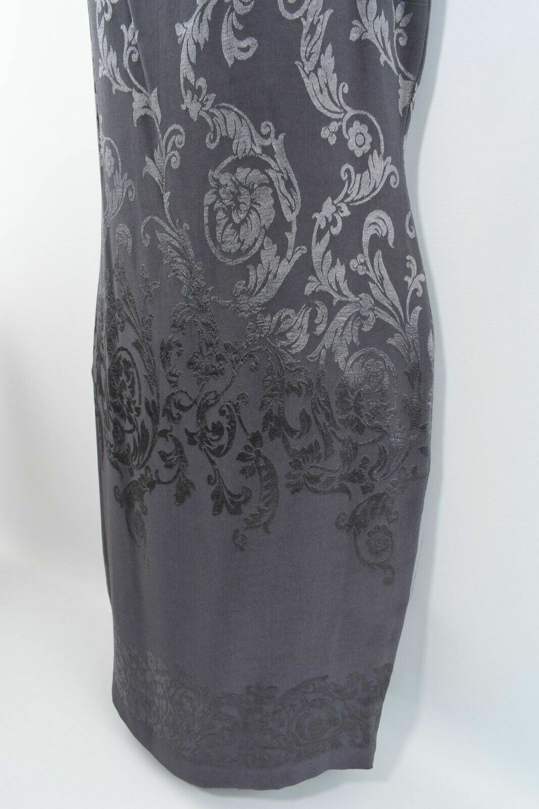 OPERA AT RICHARDS Women's Grey Floral Pattern Shift Dress, size UK 12