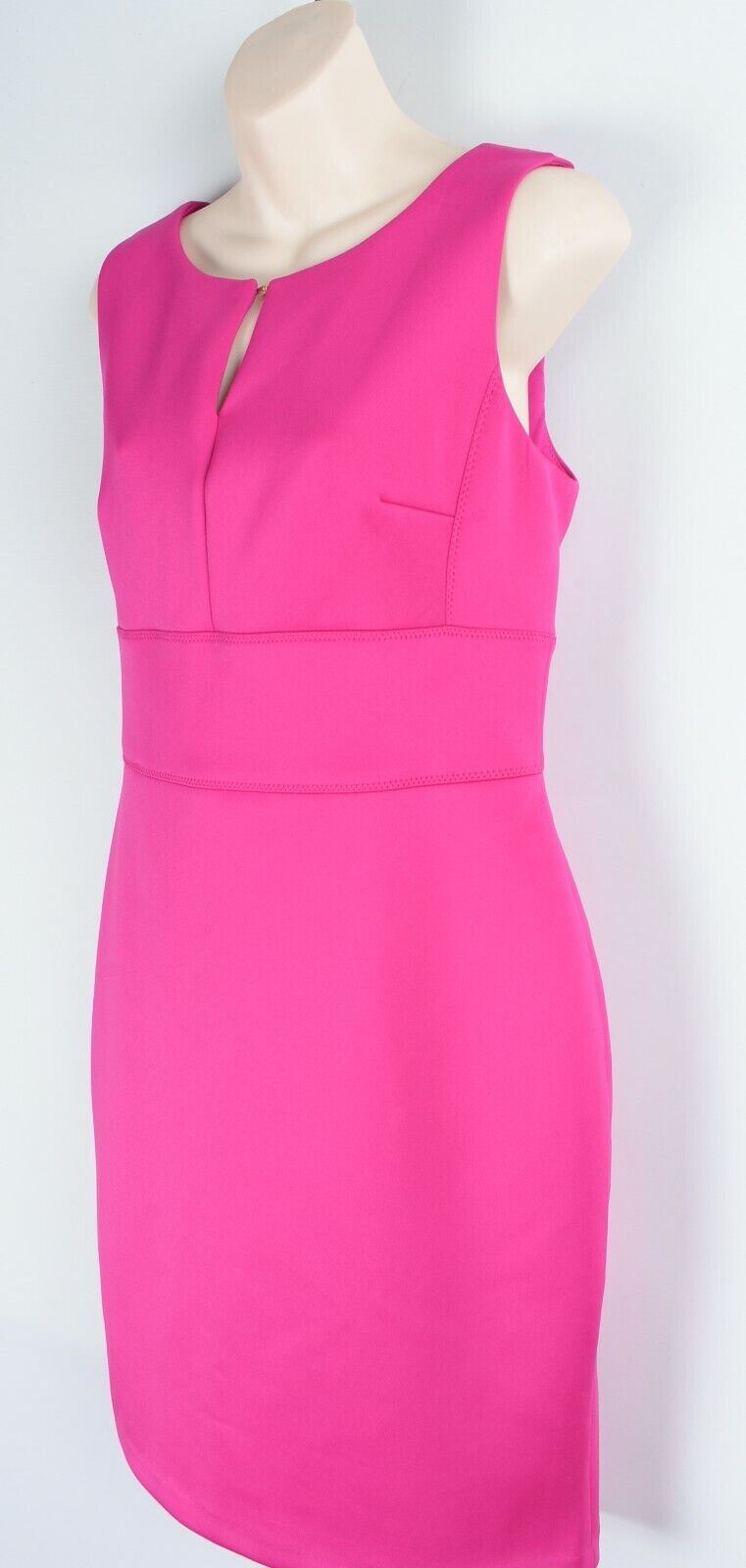 DKNY Women's Hot Pink Sheath Dress, size UK 14