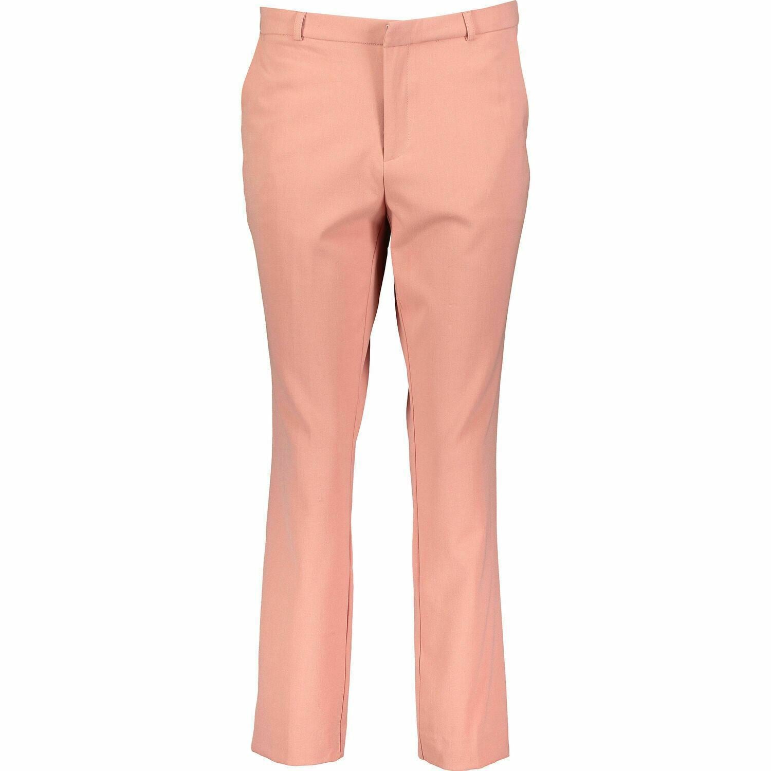 Stradivarius Women's Pink Tapered Fit Trousers Size XL W42" Inside Leg 32"