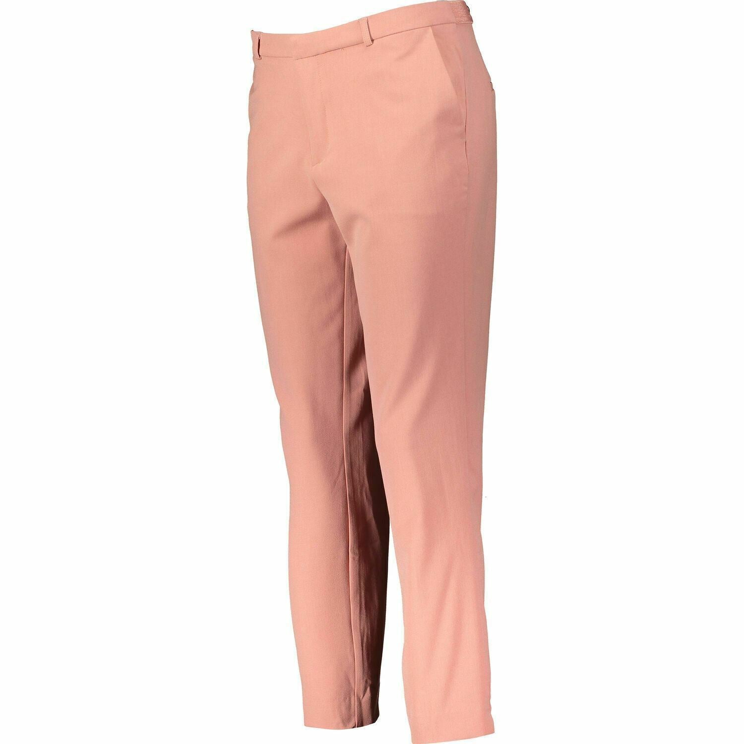 Stradivarius Women's Pink Tapered Fit Trousers Size XL W42" Inside Leg 32"