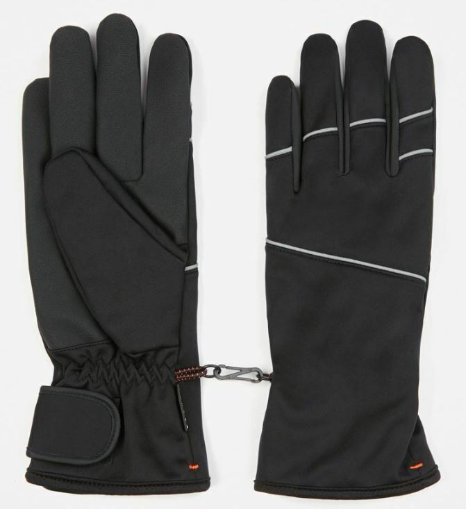 BREKKA Women's EASY GLOVE Windproof Waterproof Gloves, Black, size L