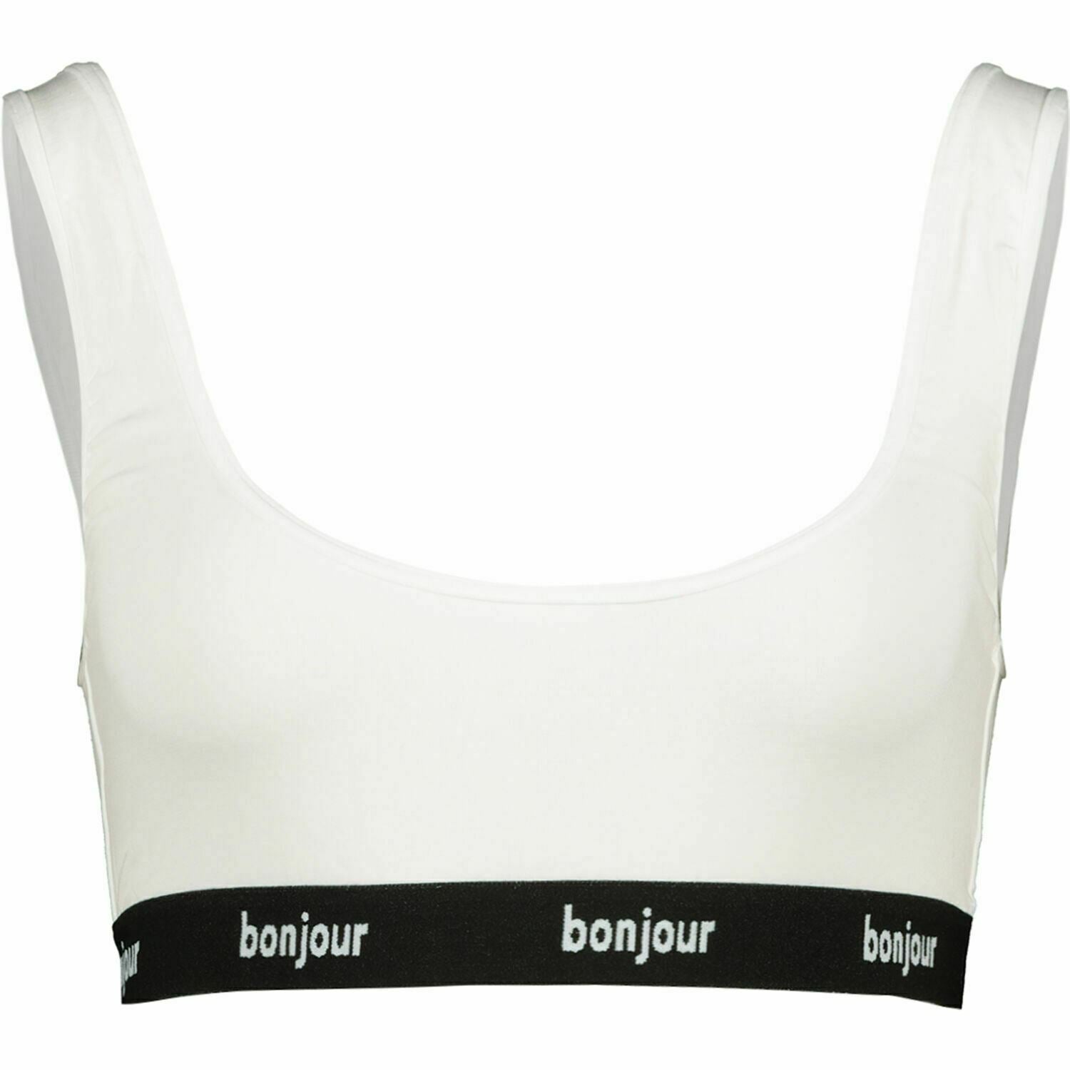 Cosabella Women's Alyssa Low Scoop Bralette Bonjour White Medium 34A 34B 34C 34D