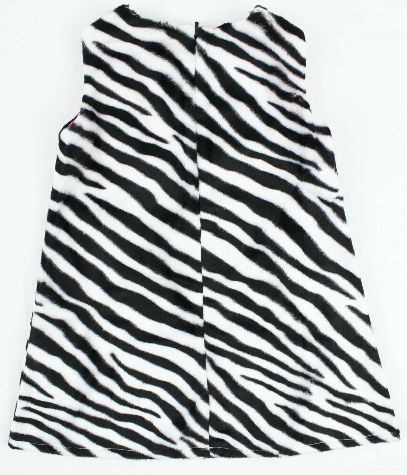 GREEN RABBIT Baby Girls' Zebra Print Shift Dress, MADE IN UK, size 0-6 Months