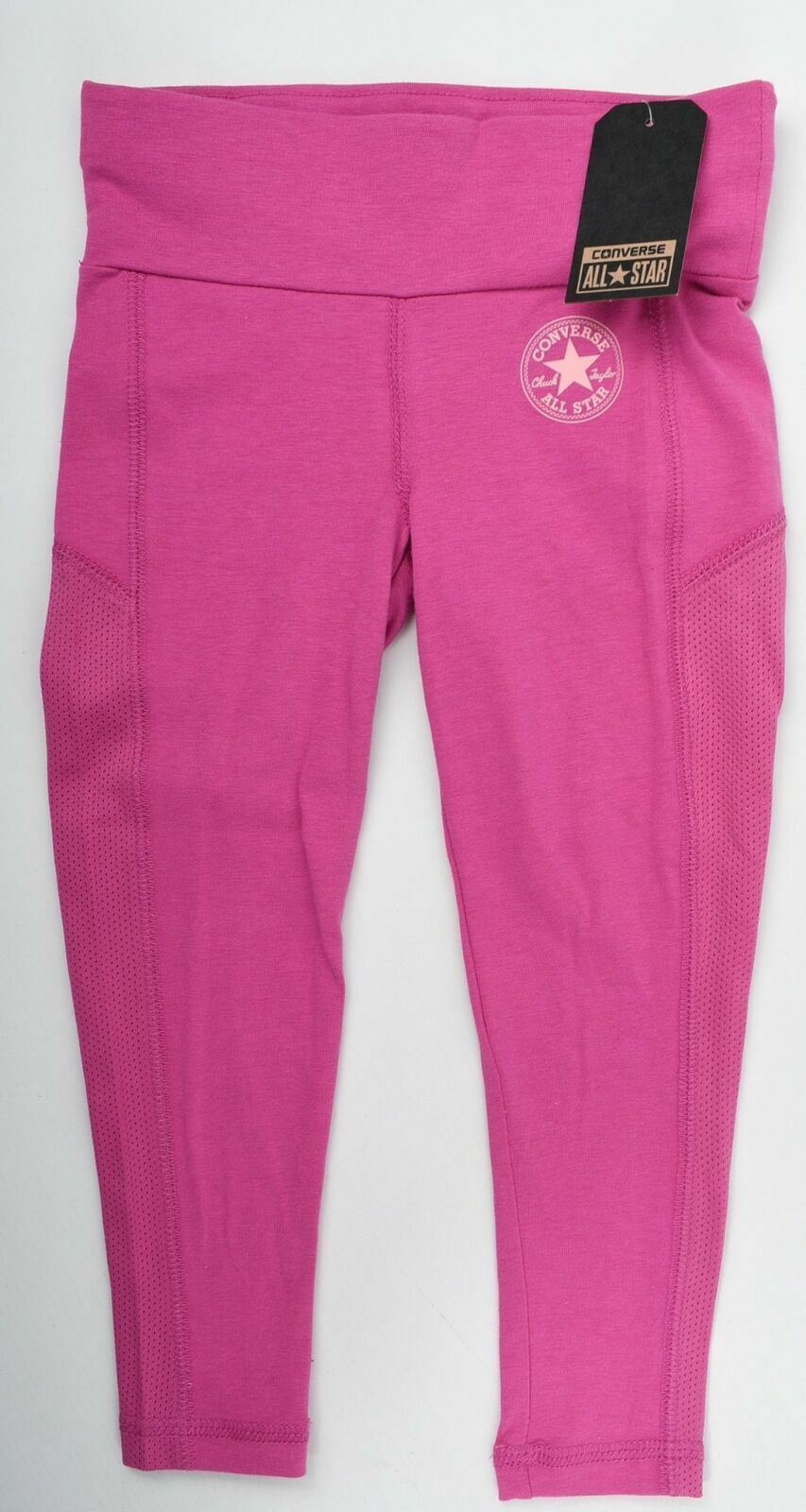 CONVERSE ALL-STAR Girl's Pink Leggings- 3 years to 4 Years 96-104cm