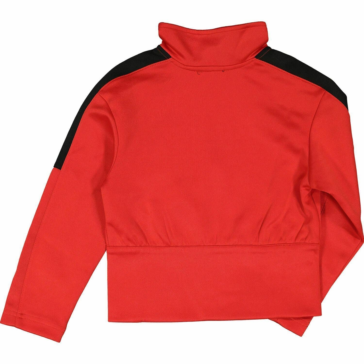 DIESEL Girls' Kids' Zip Up Funnel Neck Track Jacket, Red/Black, size 8 years