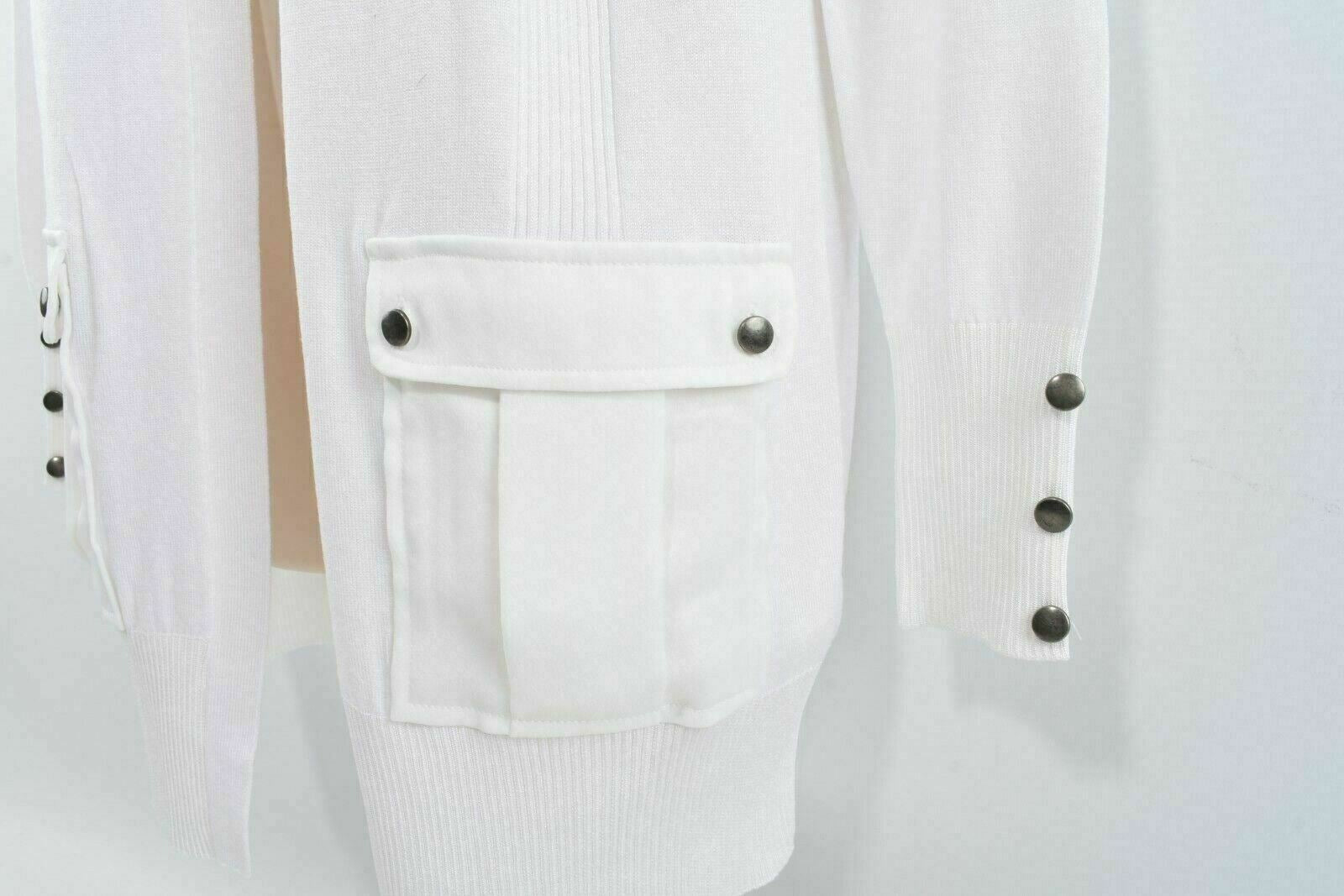 NEXT Women's Utility Open Cardigan, Off-White, size UK 10