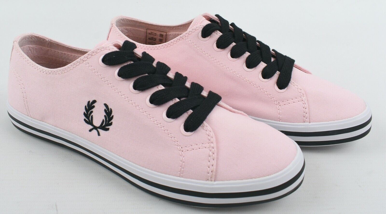FRED PERRY Women's KINGSTON TWILL Trainers, Iced Pink, size UK 3 /EU 36