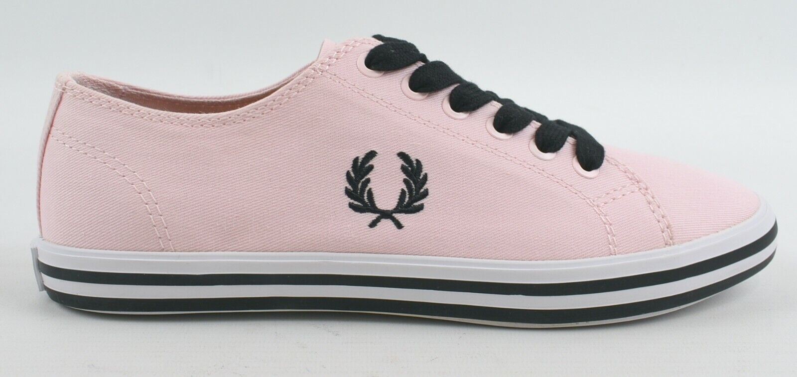 FRED PERRY Women's KINGSTON TWILL Trainers, Iced Pink, size UK 3 /EU 36