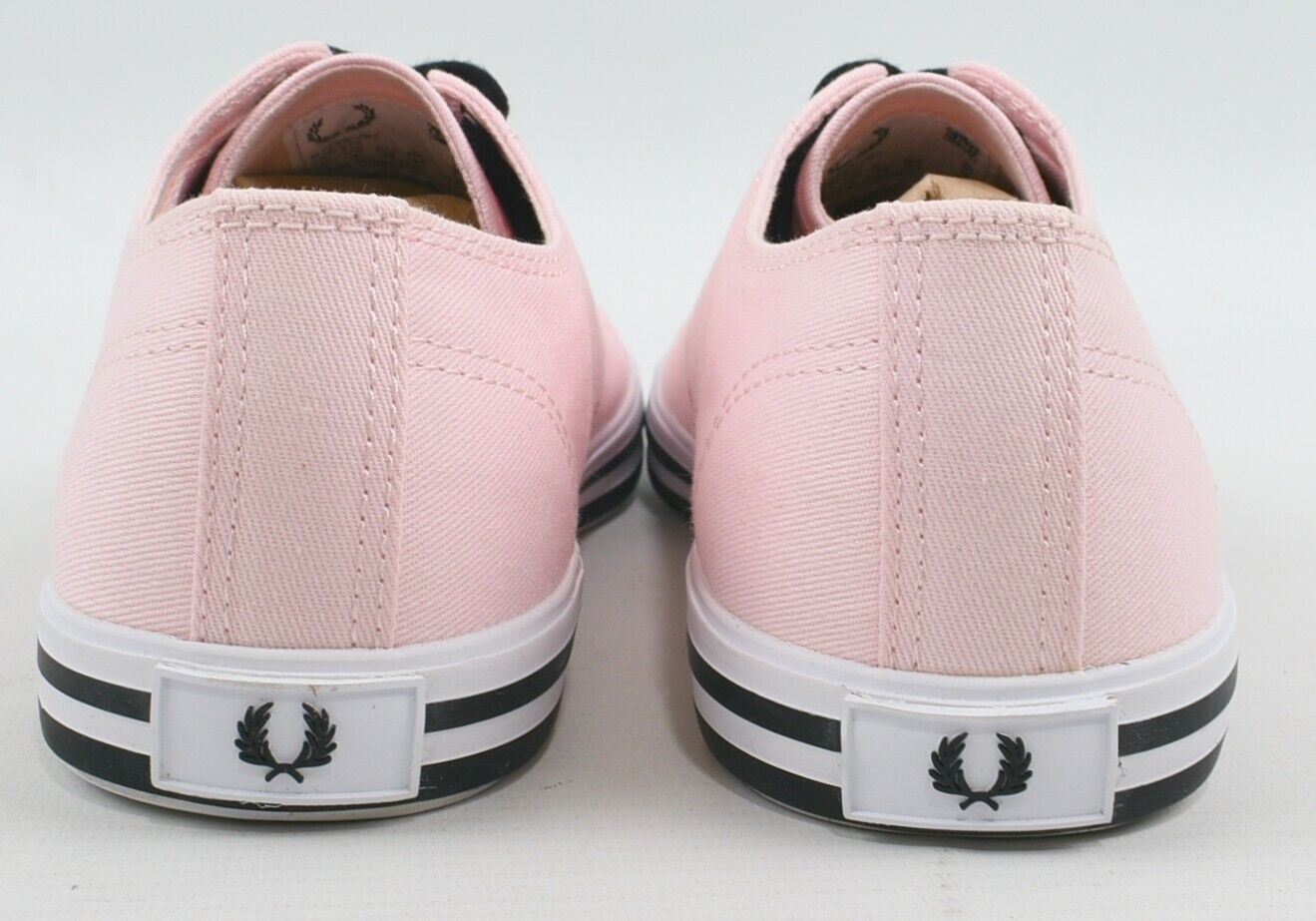 FRED PERRY Women's KINGSTON TWILL Trainers, Iced Pink, size UK 3 /EU 36