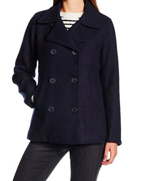 LEVI'S Women's Wool Blend Peacoat Coat /Jacket, Midnight Blue, size L