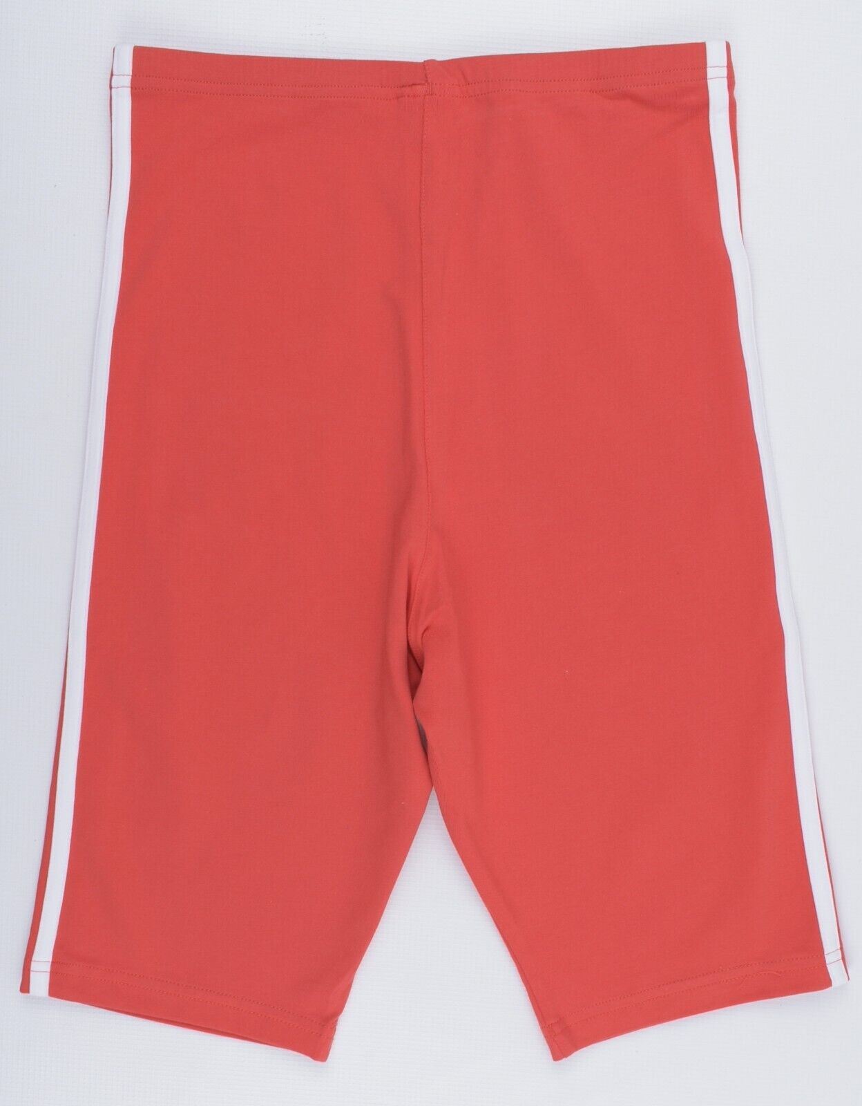 ADIDAS Women's 3 Stripes Essential Short Leggings Shorts, Red, size M (UK 12-14)