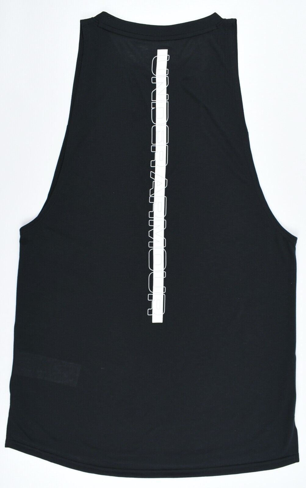 UNDER ARMOUR Men's Activewear Baseline Tank Top, Fitted Style, Black, size M