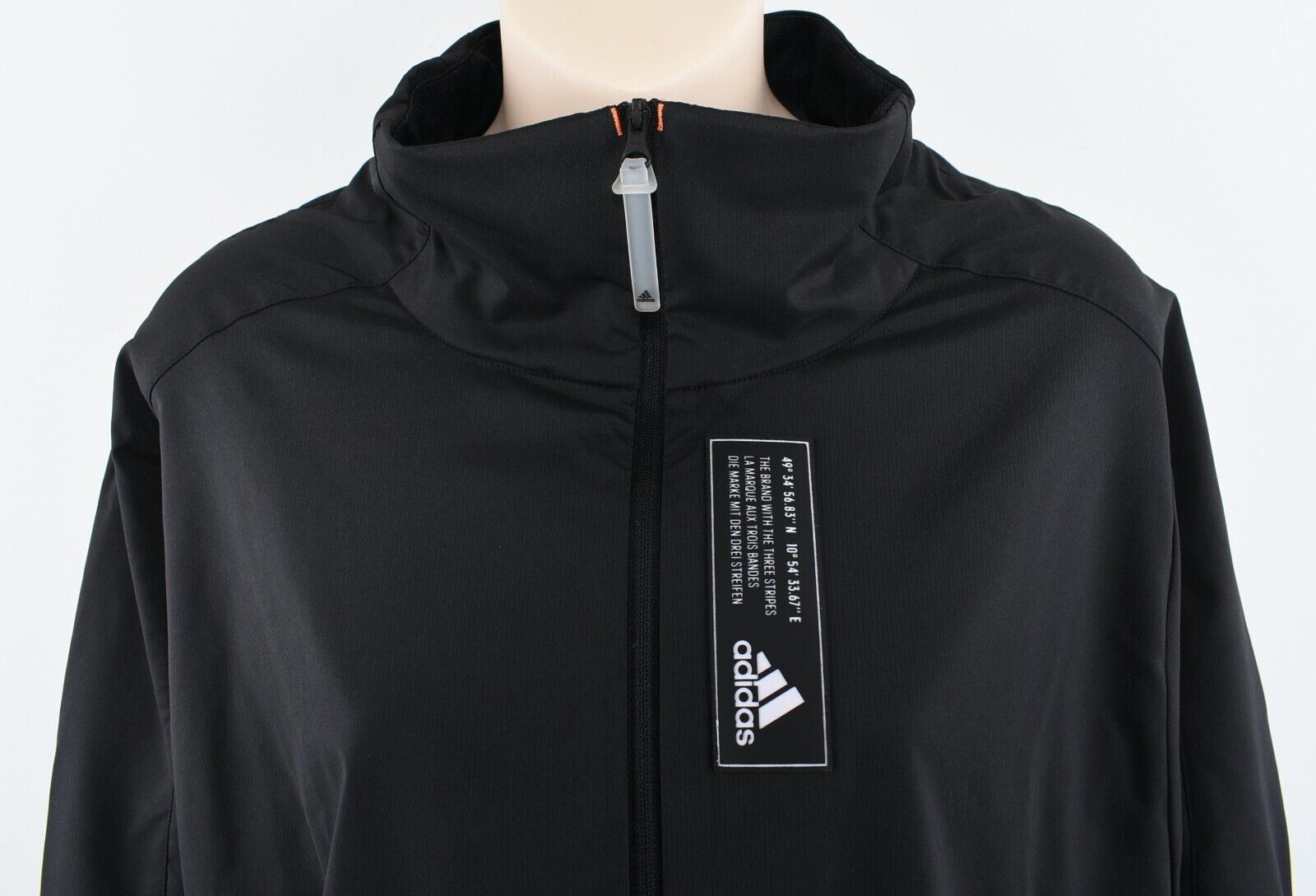ADIDAS Activewear: Women's Primeblue Short Track Jacket, Black, size M UK 12-14