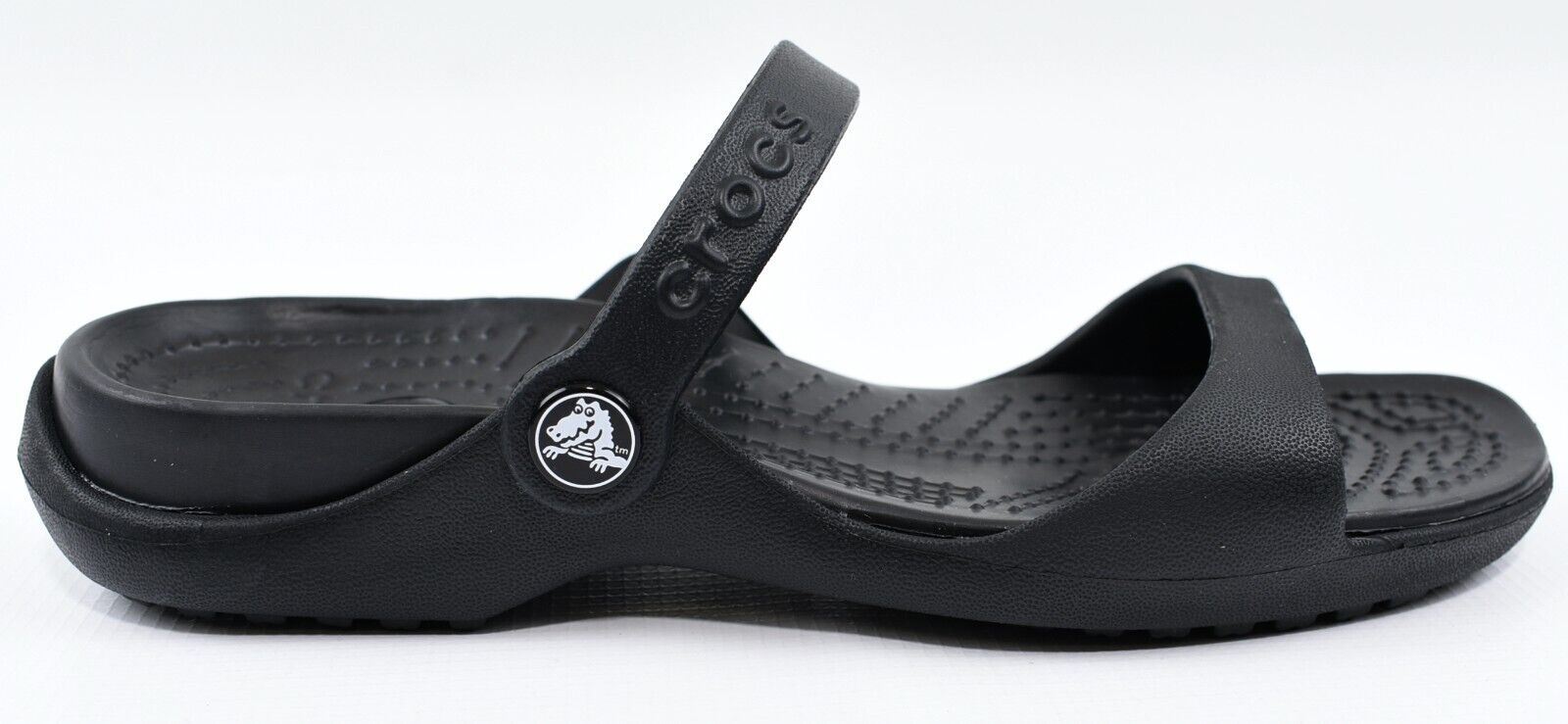 CROCS Women's CLEO Relaxed Fit Sandals Sliders, Black, size UK 3/UK 4 EU 36-37