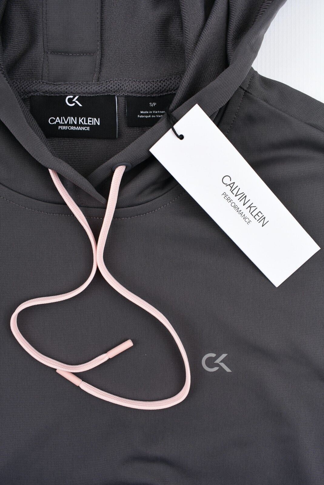 CALVIN KLEIN Performance - Women's Relaxed Fit Hoodie, Blackened Pearl, size S