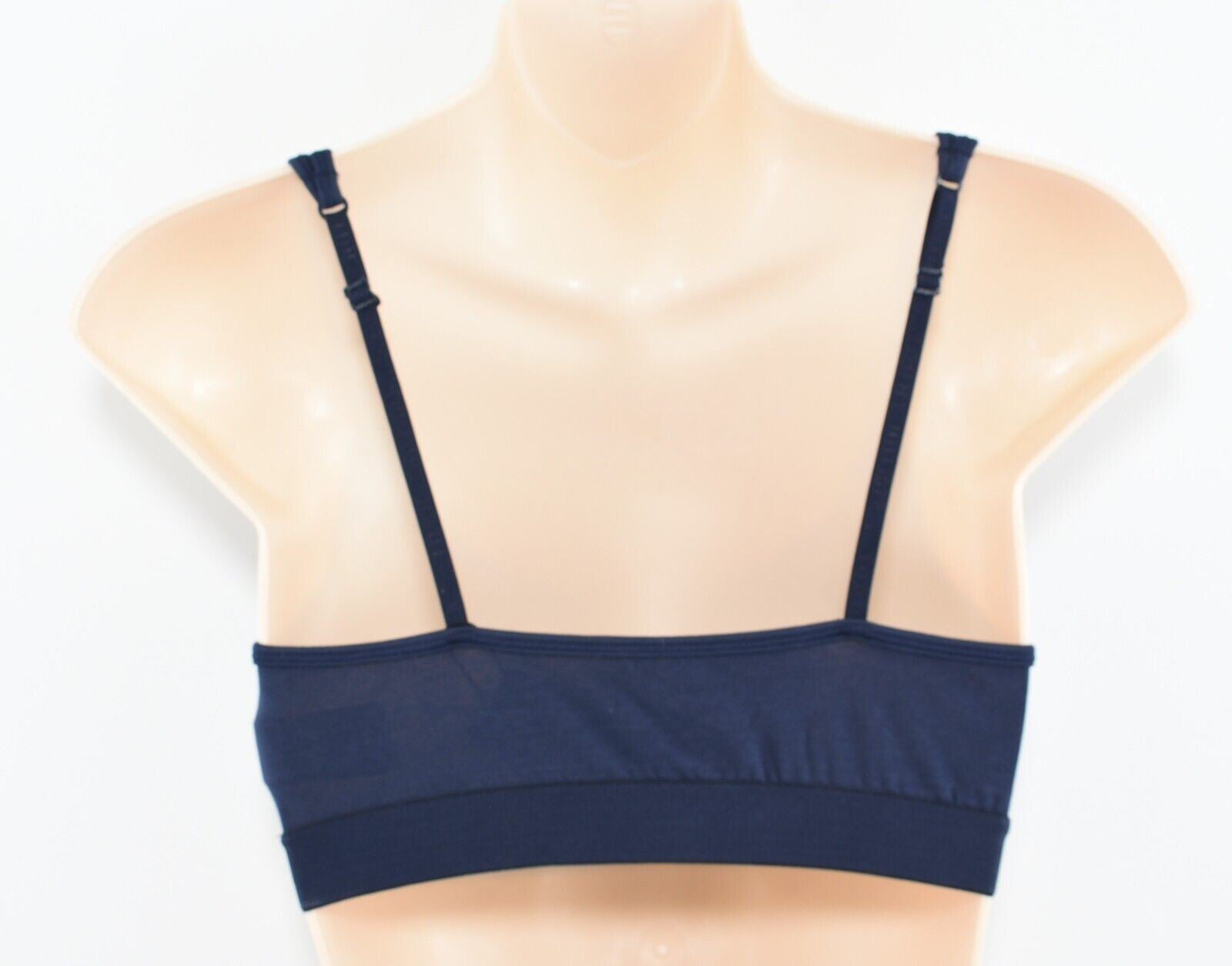 TOMMY HILFIGER Women's Flag Logo Bralette, Navy Blue, size M (UK 12)