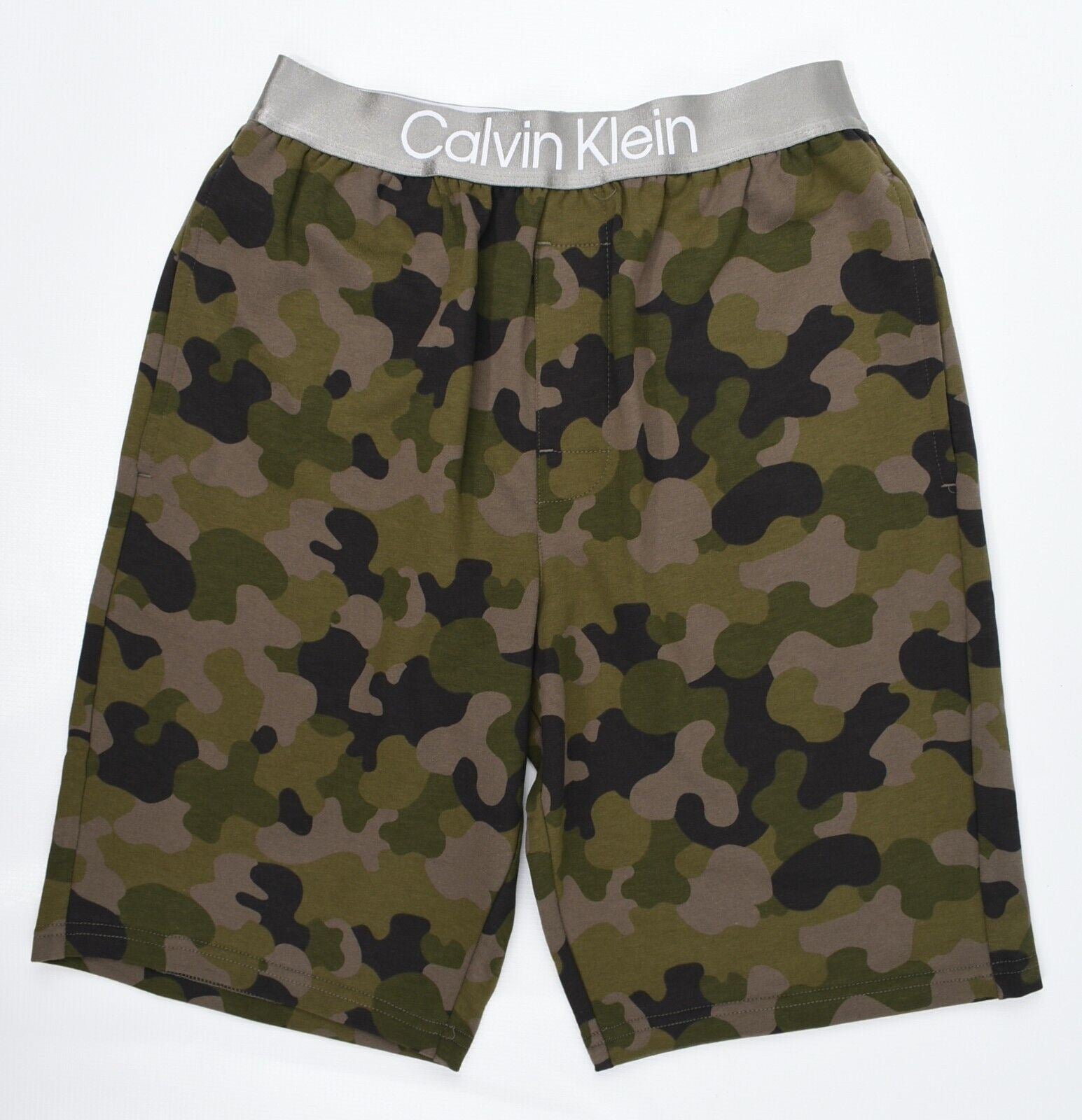 CALVIN KLEIN Sleepwear: Men's Lounging / Pyjama Shorts, Camo Army Green, size S