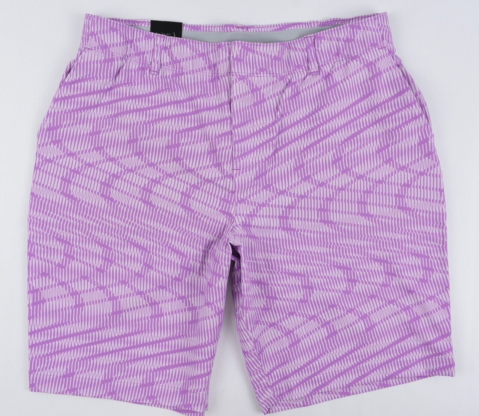 UNDER ARMOUR GOLF Women's 9" Shorts, Purple/Printed, size M (UK 12)