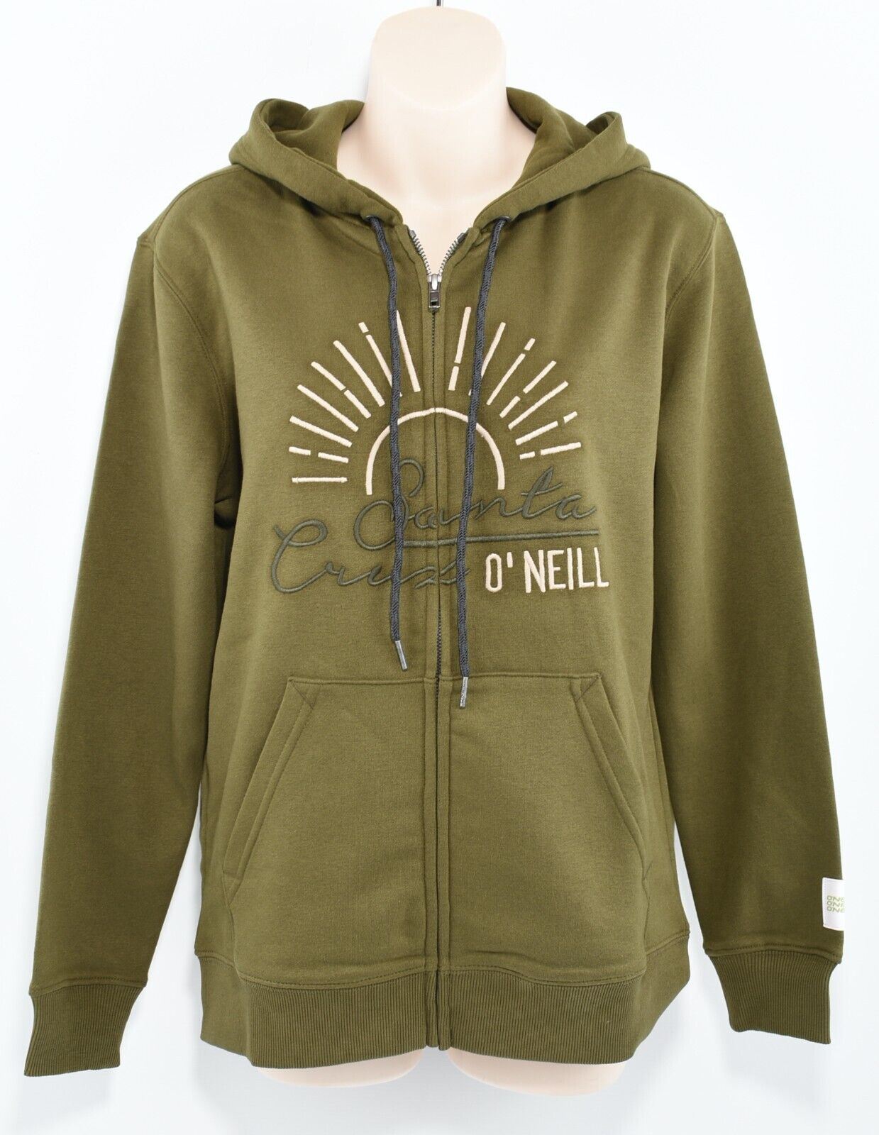 O'NEILL Women's CALI Full Zip Hoodie Jacket, Winter Moss (Green), size S - UK 10