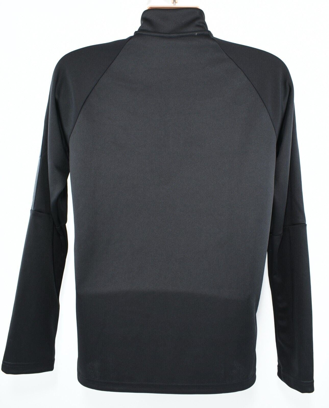 ADIDAS Men's SERENO 19 1/4 Zip Neck Long Sleeve Training Top, Black/Grey, size S