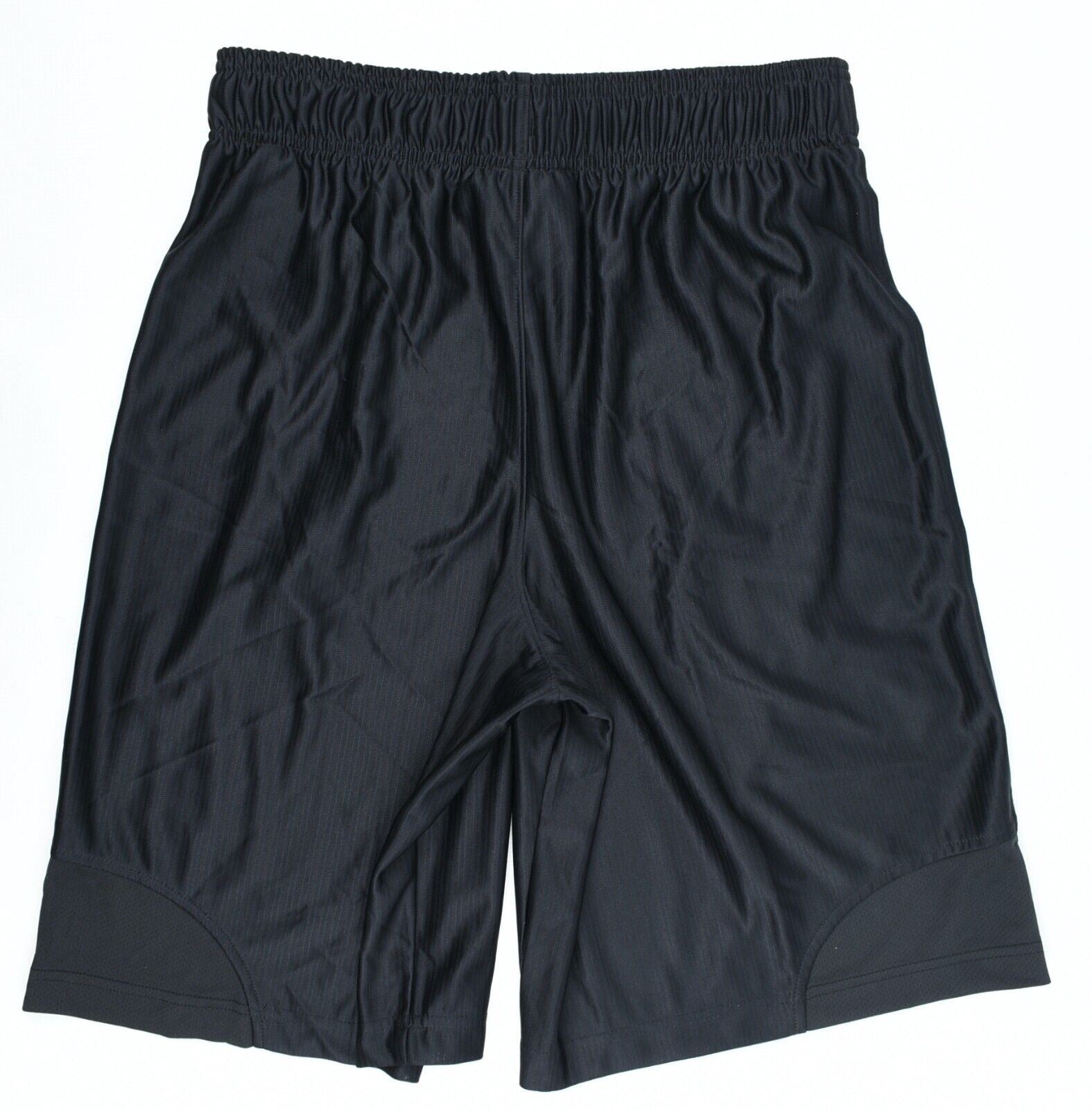 UNDER ARMOUR Men's Perimeter Shorts, Loose Fit, Black/White Logo, size M
