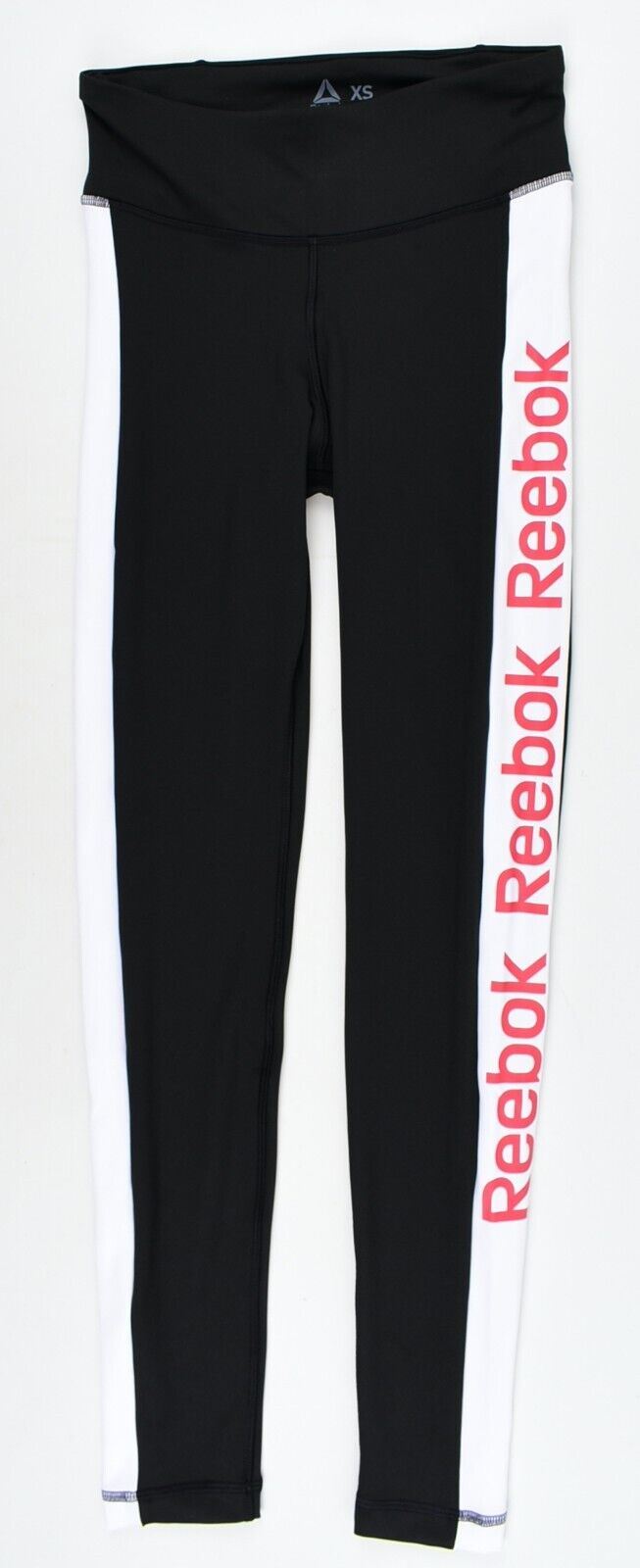 REEBOK Speedwick Women's Linear Logo Leggings, Black, size XS /UK 8