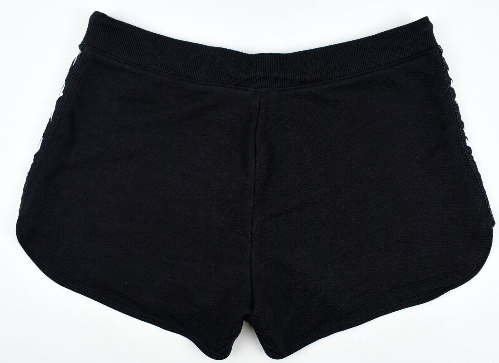REEBOK Women's Sweat Shorts, with Side Tape, Black, size M /UK 12-14