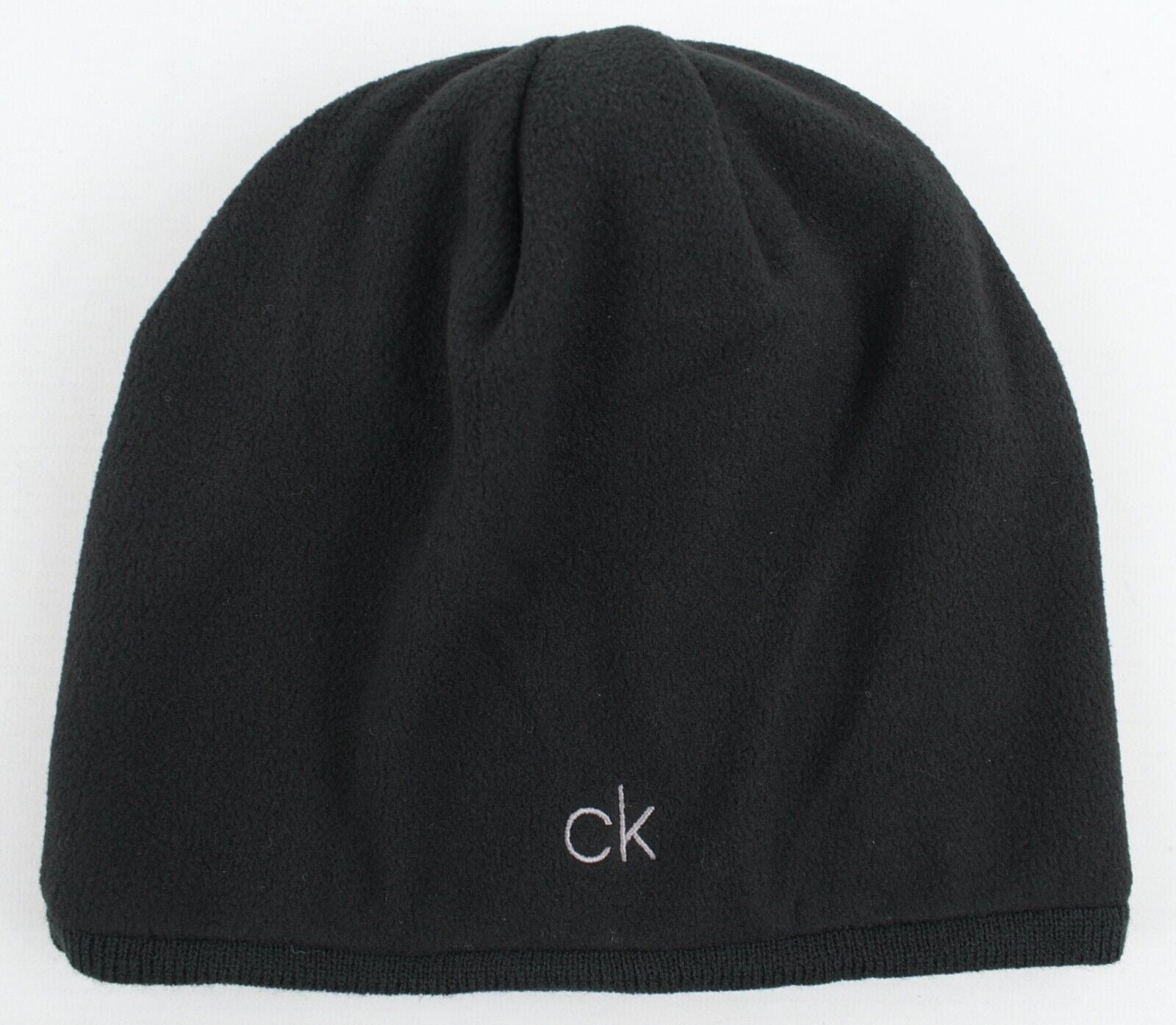 CALVIN KLEIN GOLF Men's Reversible Beanie Hat, Black/Grey, One Size Adult