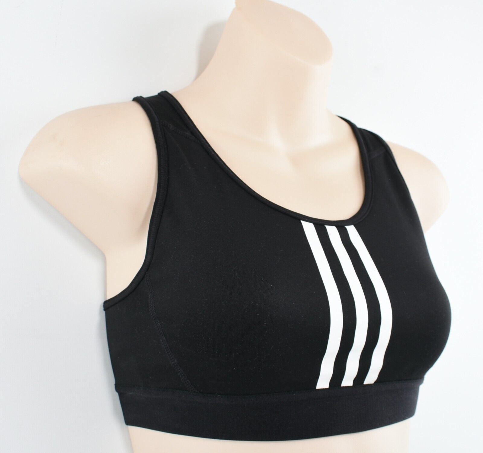 ADIDAS Women's DON'T REST 3-Stripes Sports Bra, Black, size XS (UK 4-6)