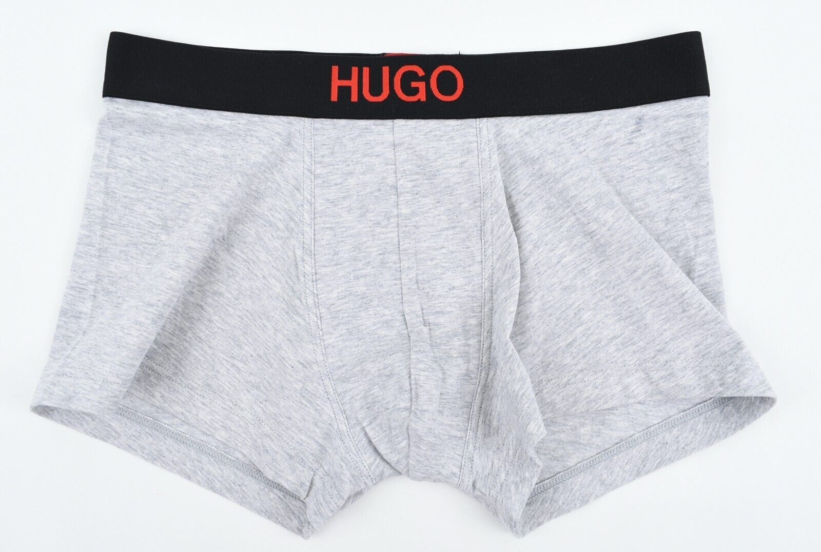 HUGO BOSS Underwear: Men's 2-Pack Low Rise Boxer Trunks, Black/Grey, size S