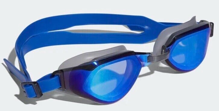 ADIDAS Persistar Fit Mirrored Swim Goggles, Slim Fit, Collegiate Blue, size M