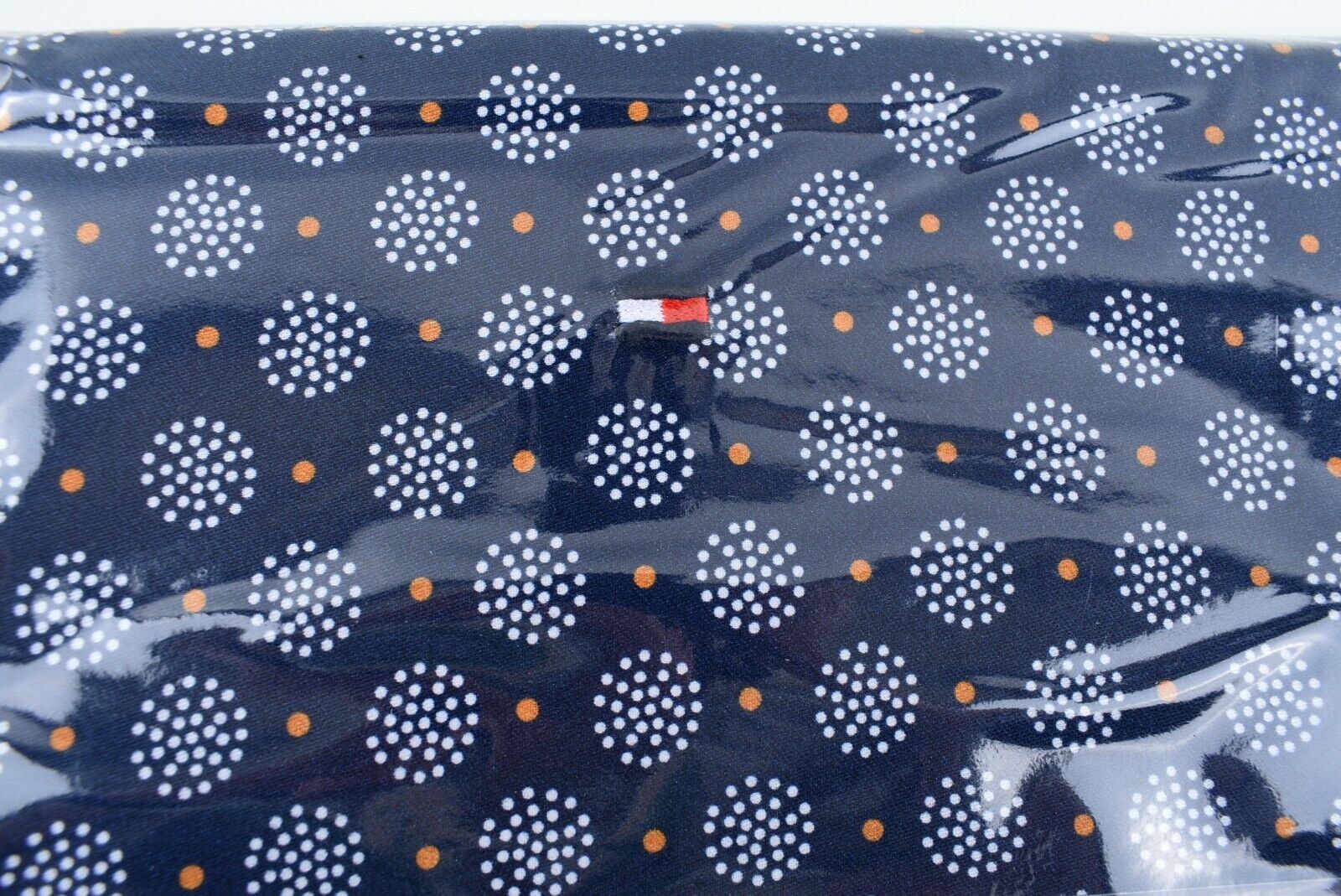 TOMMY HILFIGER Bedding: 1x Combed Cotton Pillowcase, Blue/Patterned