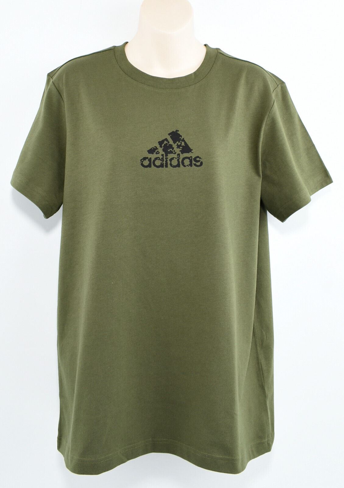 ADIDAS Women's Badge of Sport Logo T-shirt, Wild Pine (Green), size S /UK 8-10