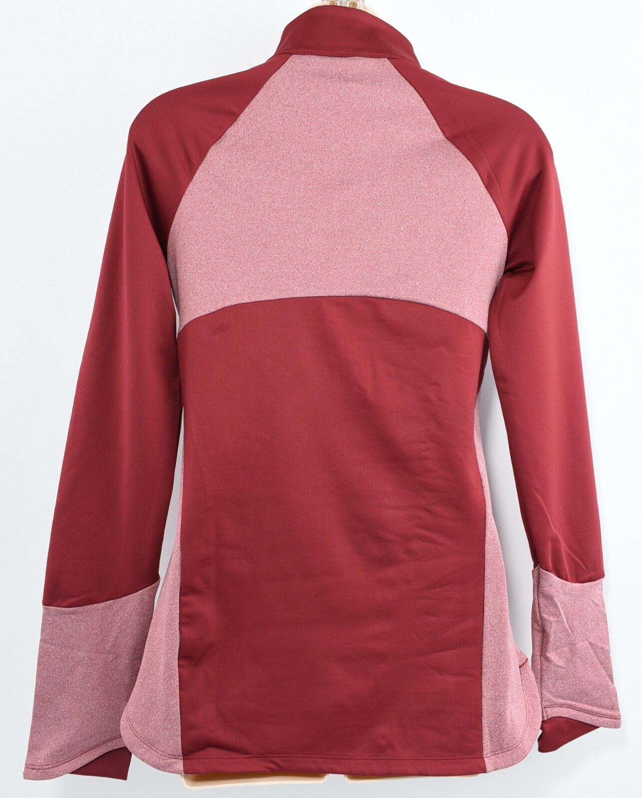 UNDER ARMOUR UA COZY Women's 1/2 Zip Long Sleeve Top, League Red, size M /UK 12