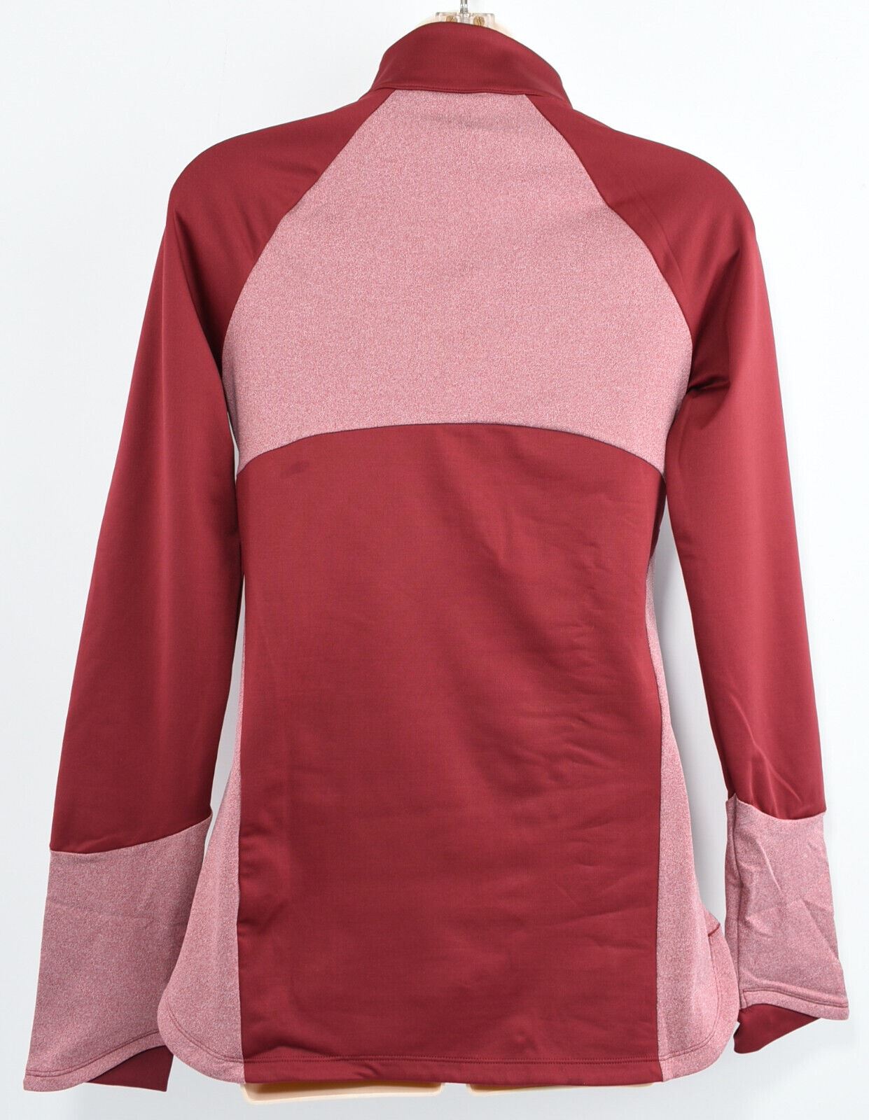 UNDER ARMOUR UA COZY Women's 1/2 Zip Long Sleeve Top, League Red, size S /UK 10