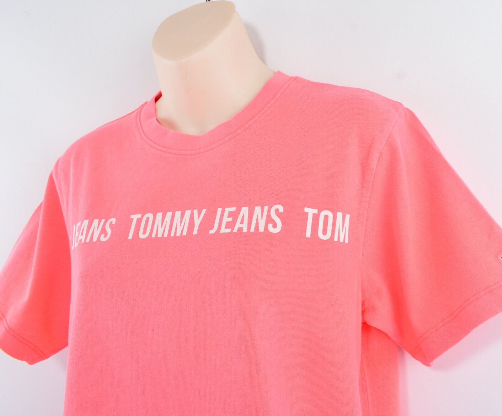 TOMMY HILFIGER - TOMMY JEANS Women's Cropped Tee, Diva Pink, size XS